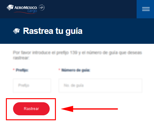 rastreo aeromexico cargo